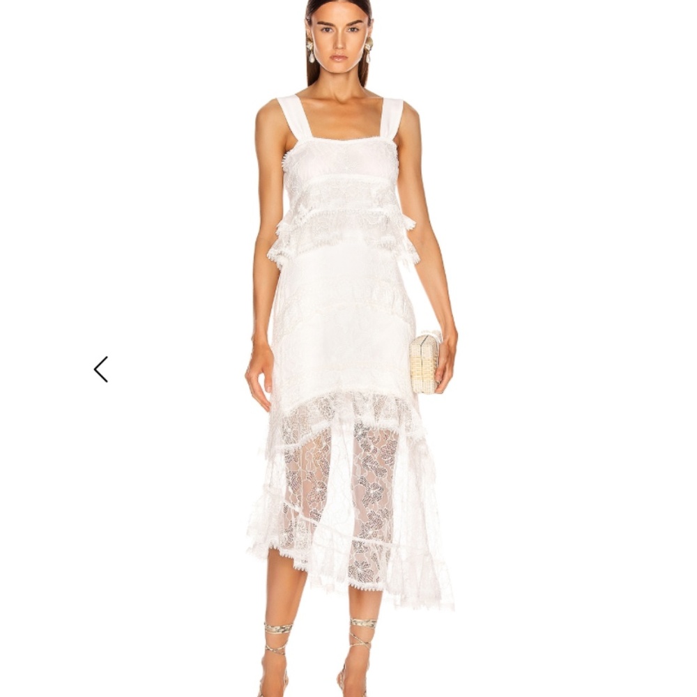 Alexis White Firuza Lace Two Piece Set